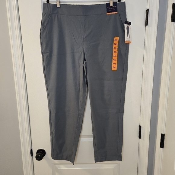 NWT Modern Ambition Womens Blue High Rise Stretch Travel Pants size XXL - Picture 1 of 16